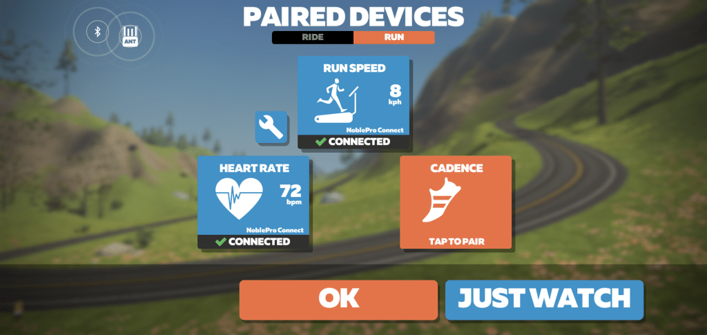 Zwift sales run incline