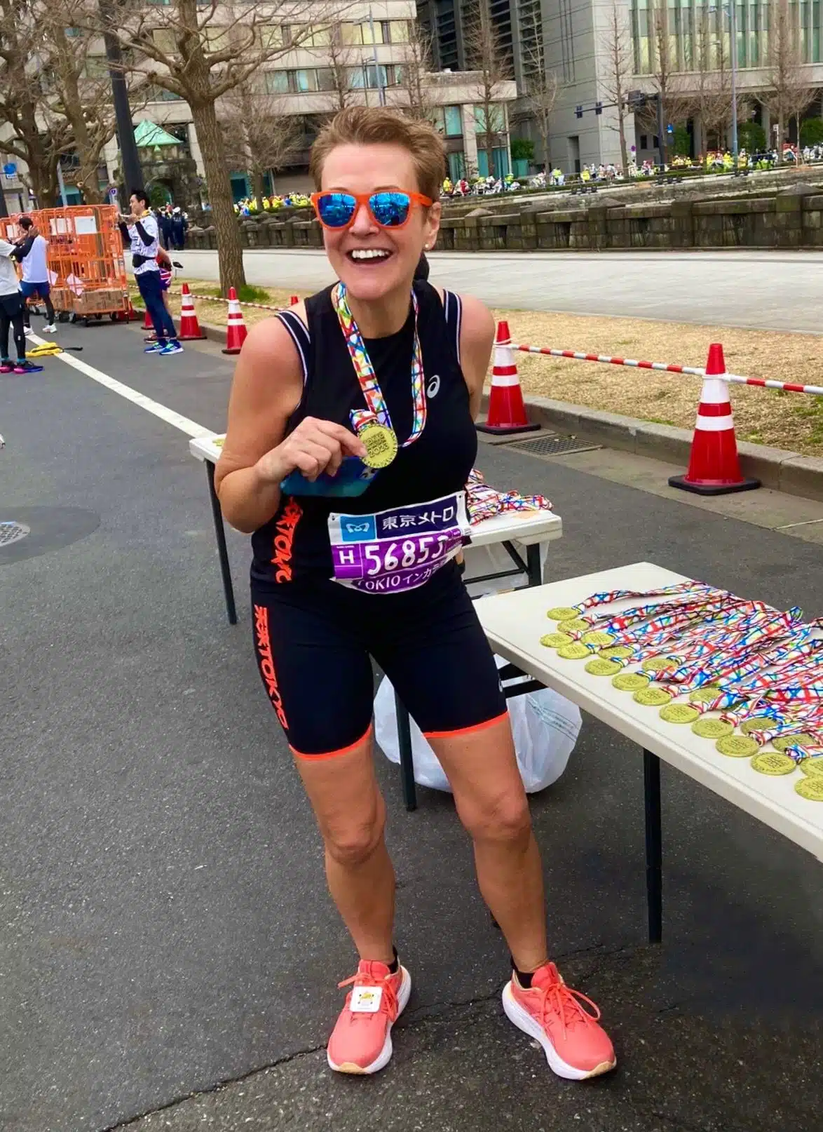 Médaille Commémorative Originale Du Marathon Tokyo Legacy 2022 - Or - Personnalisable